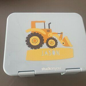 Personalized bento box name "Jason"